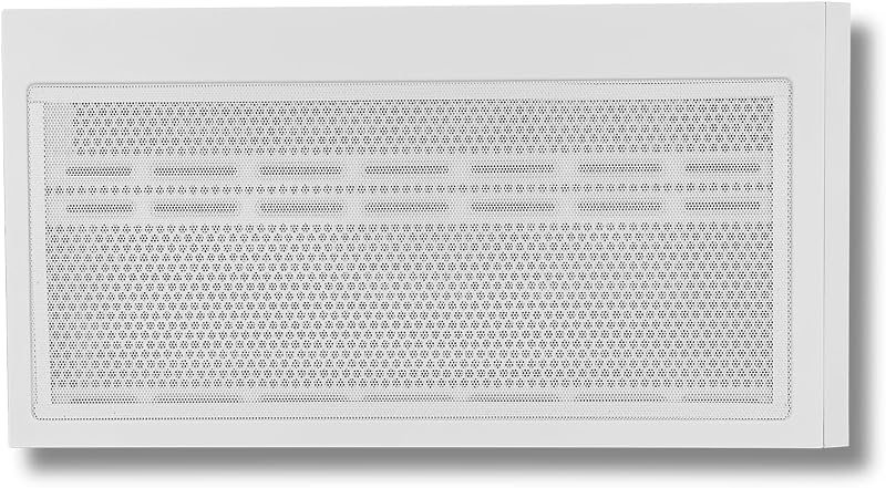 Hummer Element - ATX Torre Média | M-ATX | ITX, grelha frontal e superior, vidro temperado lateral, 3x ventoinhas de 140mm, ventoinhas Space 10, USB-C e 3.0, cor branca