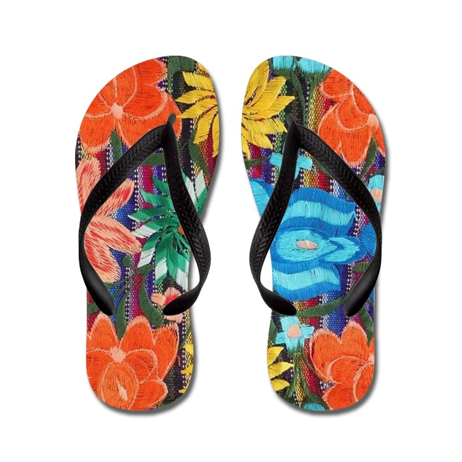 mexican flower sandals