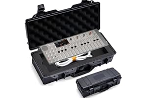 YDEPLVEO Hard Shell Case for Teenage Engineering OP-1 Field/ OP-1/ OP-XY | High-Density Protective EVA Liner | Portable Travel Carrying Organizer Storage Bag for Audio Sampler Synthesizer, Cables Accessories