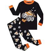 Little Hand Toddler Pajamas Boys Glow in The Dark Skeleton Candy Pjs Dinosaur Sleepwear Kids Halloween Clothes 2-10 Years
