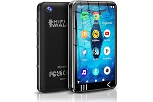 HIFI WALKER G7 MP3 Player with Bluetooth and WiFi- MP3 Player with Spotify and Camera, Android MP3 Player, Touchscreen 144GB MP4 Music Player with Speaker,Support YouTube, Audible
