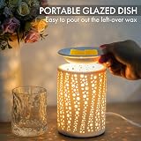 PALANCHY Starry Night Wax Melt Burner Glass Ceramic Warmer 4.3 in view 3