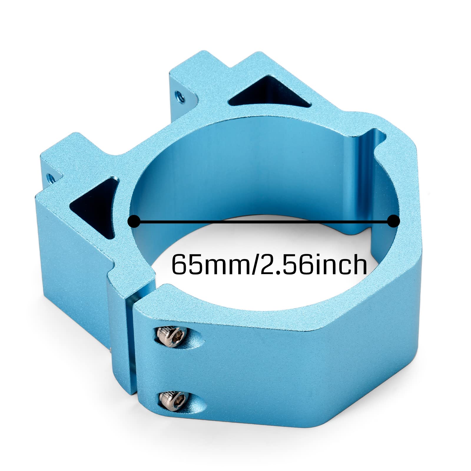 Genmitsu 65mm Diameter Aluminum CNC Spindle Holder Spindle Mount for 3018-PRO, 4040 Series, 3020-PRO MAX V2, 3018-PROVer V2 CNC Machine