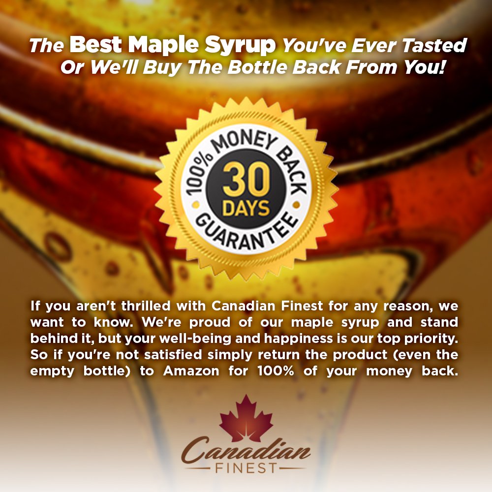 CANADIAN FINEST Maple Syrup 1 Rated Maple Syrup on Amazon 100