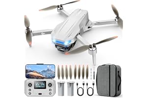 Oddire Drones with Camera for Adults 4K, GPS Auto Return, Waypoint Flight, Orbit Fly, GPS Follow, Gesture Control, Foldable Drone with Brushless Motor, 249g Light, 48 Mins Flight Time with 2 Batteries