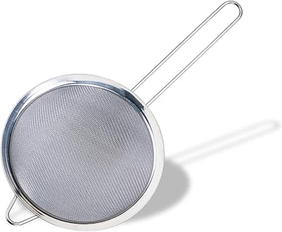 Fackelmann Initial Sieve Stainless Steel Fine Mesh with Rim 15.5 cm