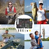 Vicloon 272 Pcs Carp Fishing Tackle Box Kit Hooks Beads Boilie Stops Tubing view 8