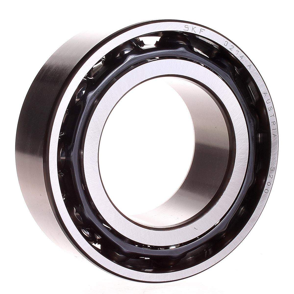 SKF 3214 A Angular Contact Radial Ball Bearing, steel