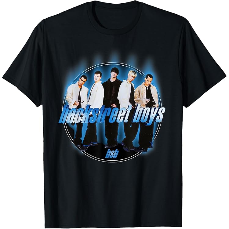 Backstreet Boys Tシャツ Amazon.com: Backstreet Boys – Distressed Group Photo T-Shirt