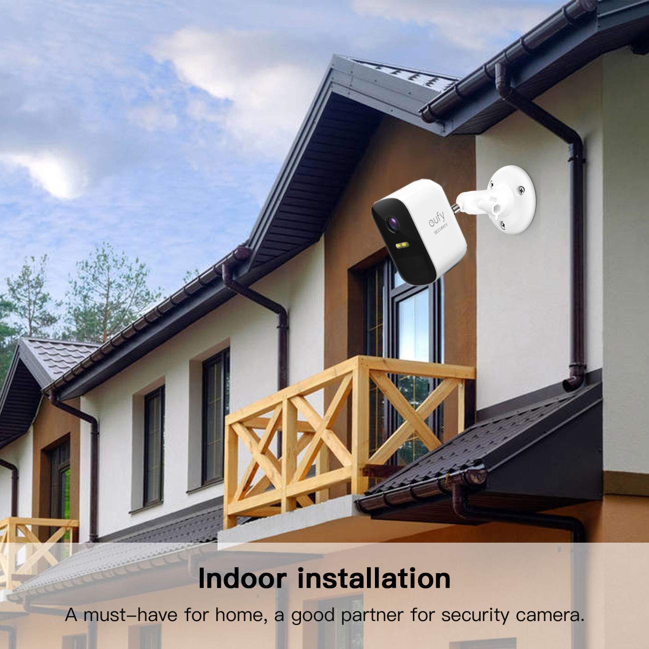 Adjustment Wall Mount Holder Compatible with Eufycam 2c,Eufycam 2,Eufycam E and Other Eufycams Compatible Models，1/4