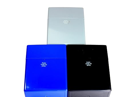 KOGU 3 Zigarettenboxen Pop Up XXL Zigaretten Big Box ohne Steg 40er 3er Set