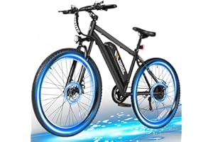 ESKUTE M200 Electric Bike for Adults – 21-Speed Gear 27.5" Mountain E-Bike, 1200W Peak Brushless Motor 28MPH, 48V 10.4Ah&13Ah Removable Battery, Up to 55-65 Miles Range, Step Over Commuter E-MTB, NFC Unlock