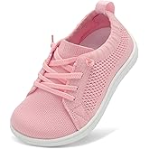 LeIsfIt Toddler Shoes Girls Boys Wide Shoes Kids Zero Drop Minimalist Sneakers Barefoot Slip on Tennis Sneakers