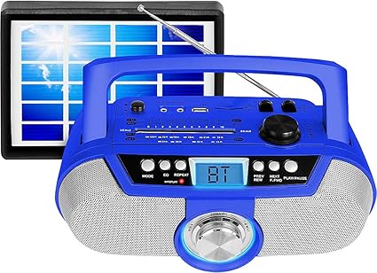 solar powered boombox