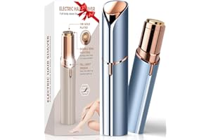 NVXIGAC Facial Hair Removal for Women,360° Floating 2X Powerful Painless Facial Hair Remover, Lipstick-Sized, USB Rechargeable, Face Razors Shaver for Women Upper Lip,Chin,Peach Fuzz,Mustache (Blue)