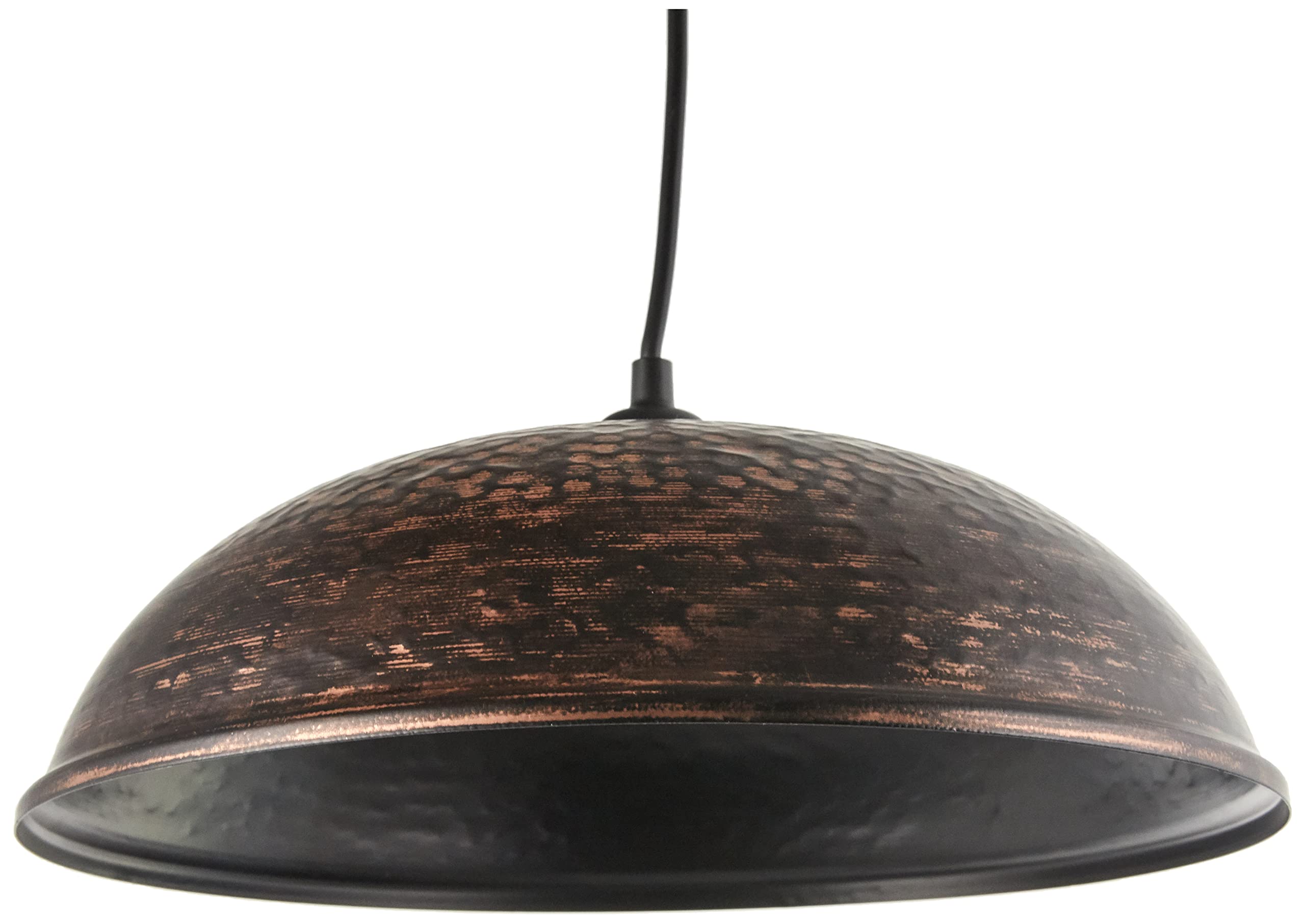 Tosel 15186 Jaipur, Pushed Sheet/Epoxy Paint, Black/Copper/White, 310 x 800 mm