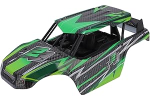 RiToEasysports RC Car Body, 1:18 Scale PVC Lightweight Durable RC Car Accessory Body for Remote Control Vehicle (Green)