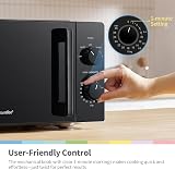 COMFEE' 20L Compact Microwave 700W Inverter Black Solo Manual 5 Power Levels view 6