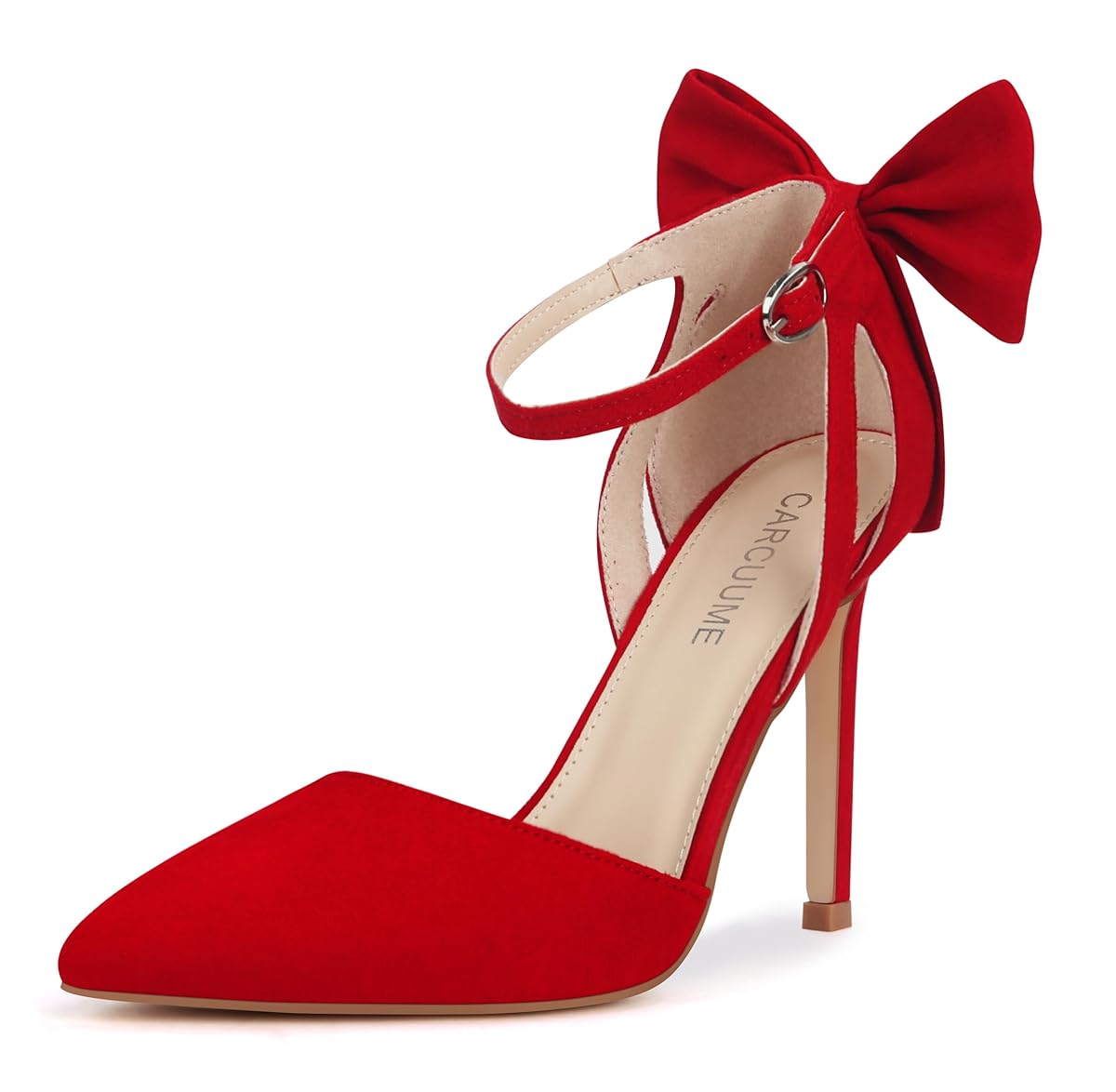 Women's Closed Toe Heels Bow Stiletto Heel Sandals