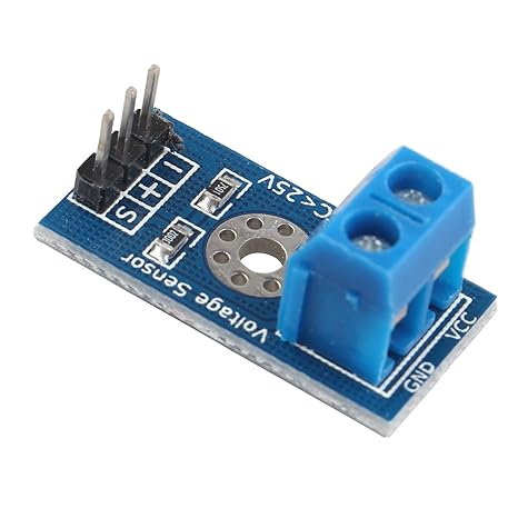 haljia Max 25 V Rango de detector de voltaje 3 Terminal Módulo de sensor para Arduino