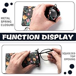 Shinylin 24 Pcs Sunglass Pouch Drawstring