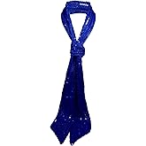 Small scarf with fashionable sequins for decoration