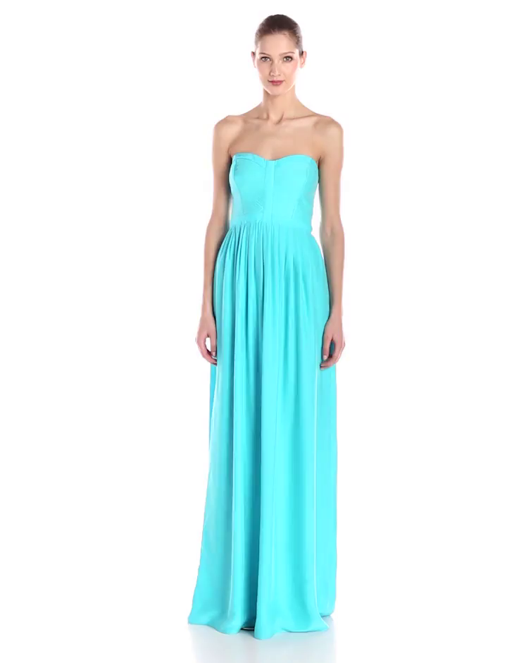 Jump Juniors Strapless Sequin Lace Dress in Natural | Lyst