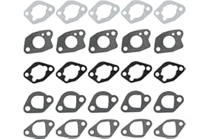 TNJPSEK 25 Pcs Predator Hemi 212 Carburetor Exhaust Intake Gasket Kit, Small Engine Carb Head Gaskets Material Compatible with Predator 196cc 212cc Honda Clone GX160 GX200 Power Equipment
