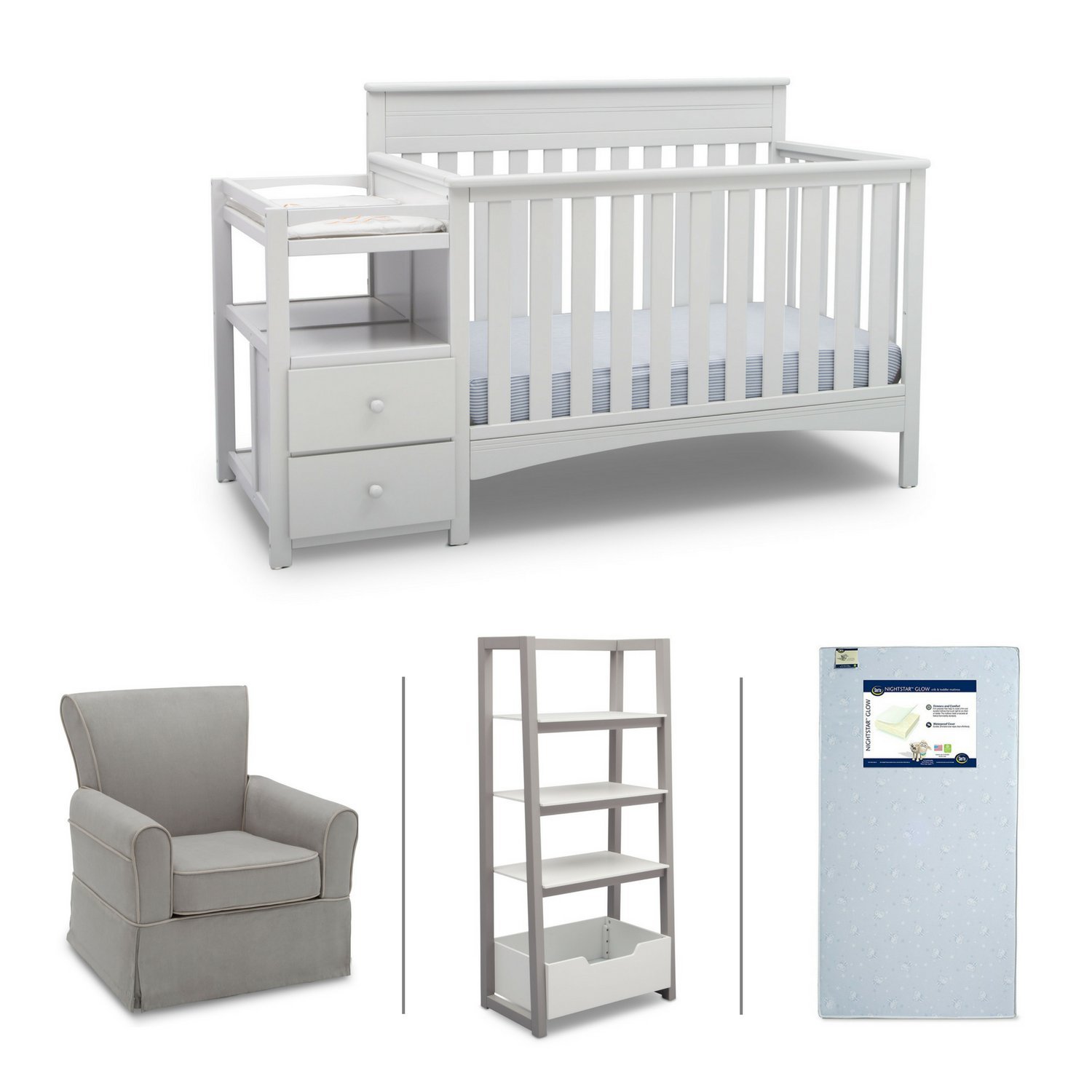 Amazon Com Nursery Furniture Set With Crib Mattress