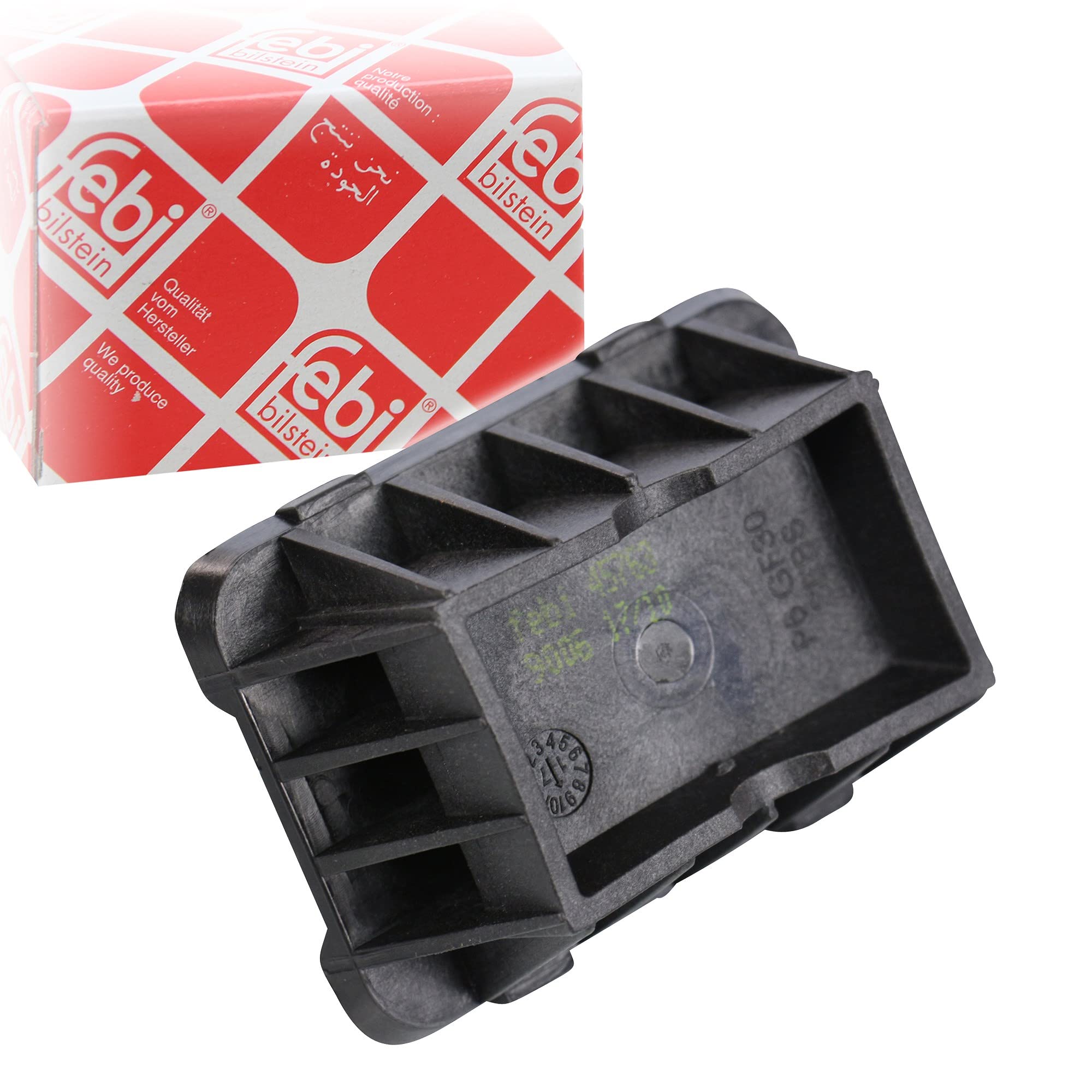 febi bilstein 45763 Lifting Jack Accommodation Point, pack of one, black