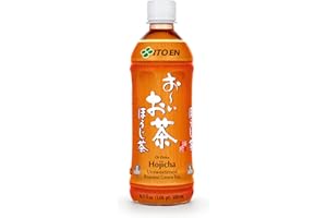 Ito En Oi Ocha Unsweetened Roasted Green Tea, 16.9 Fluid Ounce (Pack of 12), Low Calorie