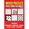 Variety Activity Puzzle Book for Adults: Sudoku, Nonogram, Word Search, Crossword, Kakuro & Numbrix Mixed Puzzlebook | US Version