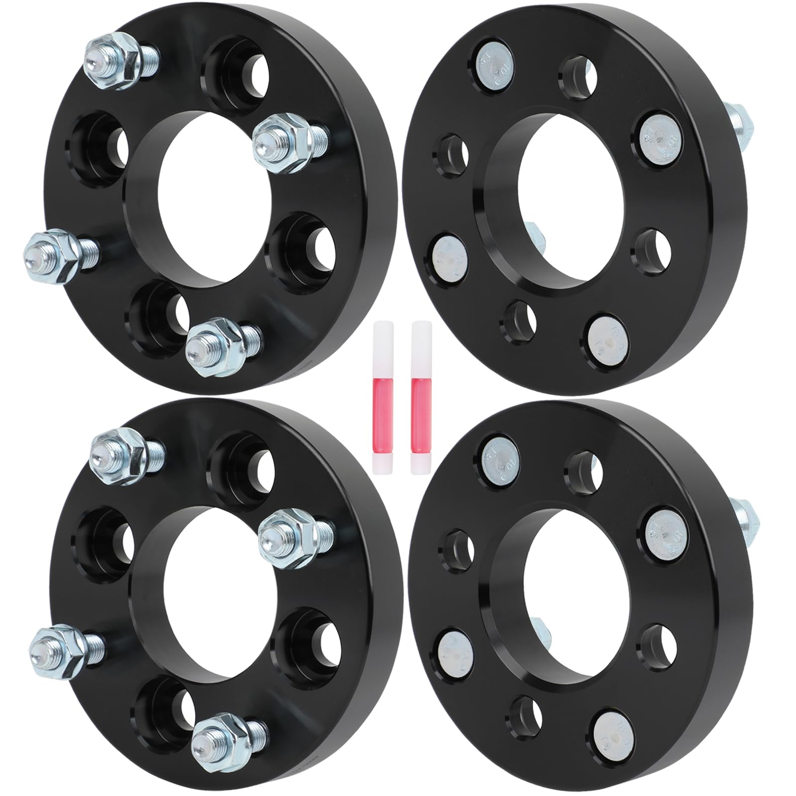 Photo 1 of ECCPP 4PCS change bolt pattern from 4x100 to 4x4.5 Wheel Adapters Lug Centric 1" 4 Lug 12x1.5 67.1mm hub for 2004-2011 for Chevrolet Aveo 2005-2010 for Chevrolet Cobalt 1980-2005 for Honda Civic
