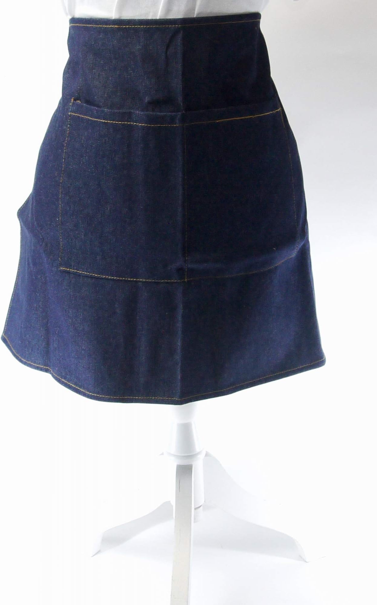 CB Home Servers Apron Denim Half Apron (Pinny) with Pocket