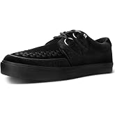 T.U.K Shoes Velvet Anarchic Creeper Sneaker for Women and Men | 3 Dring Lace Up Shoes and Interlace | Classic Round Toe and Sole