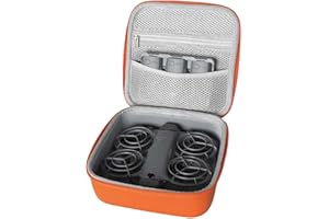 Carrying Case for DJI Neo 2, Porable Travel Eva Storage Bag Drone Accessories for DJI NEO 2 (ORANGE)