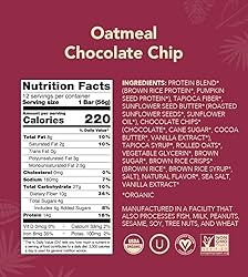 ALOHA Organic Plant Based Protein Bars - Oatmeal