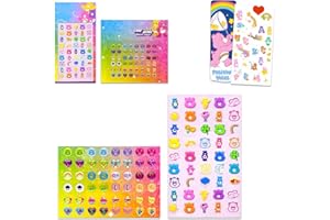 Care Bears Jewelry Set for Girls - Bundle with Nail and Earring Stickers, Sticker Sheet, More | Care Bears Pretend Play Set for Kids, Boys