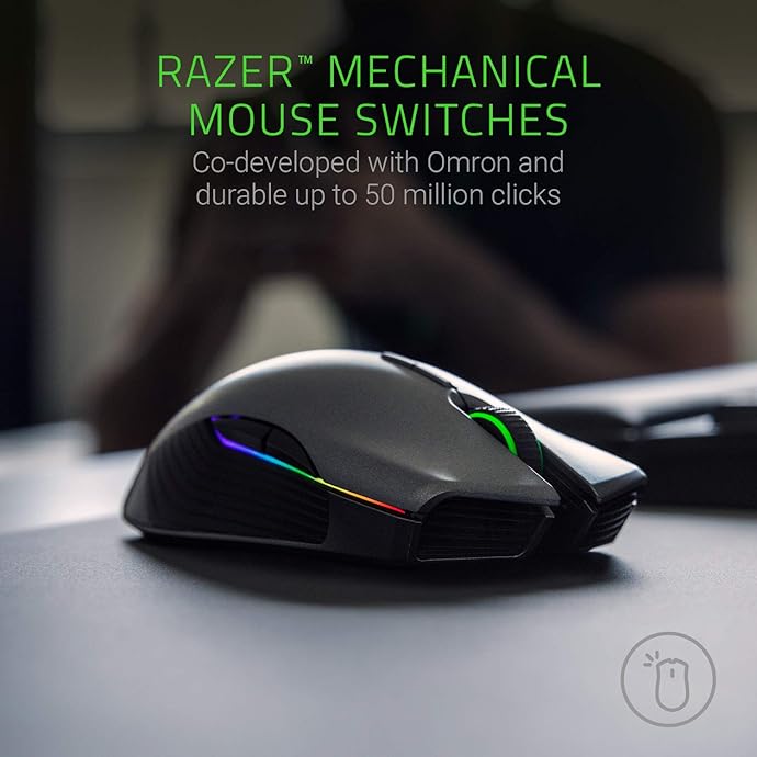 Razer 雷蛇 Lancehead 锐蝮蛇 无线版 双手通用 幻彩游戏鼠标 5.4折$64.92 海淘转运到手约¥467 Razer 雷蛇 Lancehead 锐蝮蛇 无线版 双手通用 幻彩游戏鼠标 5.4折$64.92 海淘转运到手约¥467