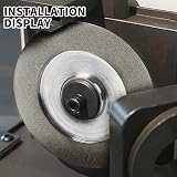 SI FANG 3" Diamond Grinding Wheel 1/2" Bore 150 Grit 45 Deg Cup Sharpening Tool view 4