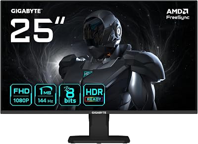 GS27F2 27" FHD Gaming Monitor - 1920 x 1080, 240Hz, 1ms, 300 cd/m², FreeSync, HDR Ready, HDMI 2.0, Displayport 1.4