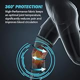 POWERLIX Knee Support for Women Men Blue Large view 4