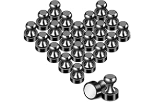 TOP MAGNETS Fridge Magnets Refrigerator Magnets Strong, Black 22Pcs Strong Magnet,Magnets for Fridge,Small Magnets for Whiteboard,Kitchen Magnets for Refrigerator,Tiny Magnets for Locker Accessories