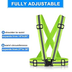 Reflective Vest 1Pack, High Visible Reflective