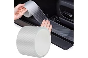 Crystalberry Car Door Entry Edge Guard, Anti-Scratch Car Door Sill Protector, Clear Adhesive Car Door Trim Edge Guard for Cars Automobile (2.8in x 32.8ft, Transparent)