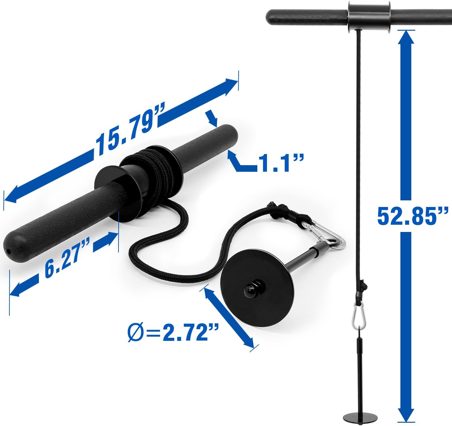 Yes4All Wrist and Forearm Blaster – Wrist Roller & Forearm Roller for Training, Workout – Wrist / Arm Blaster – Fit Standard 1-inch Weight Plates : Sports & Outdoors