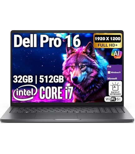 Amazon.com: Dell Pro 16 PC16250 (Replaces Latitude 3550) 16” WUXGA