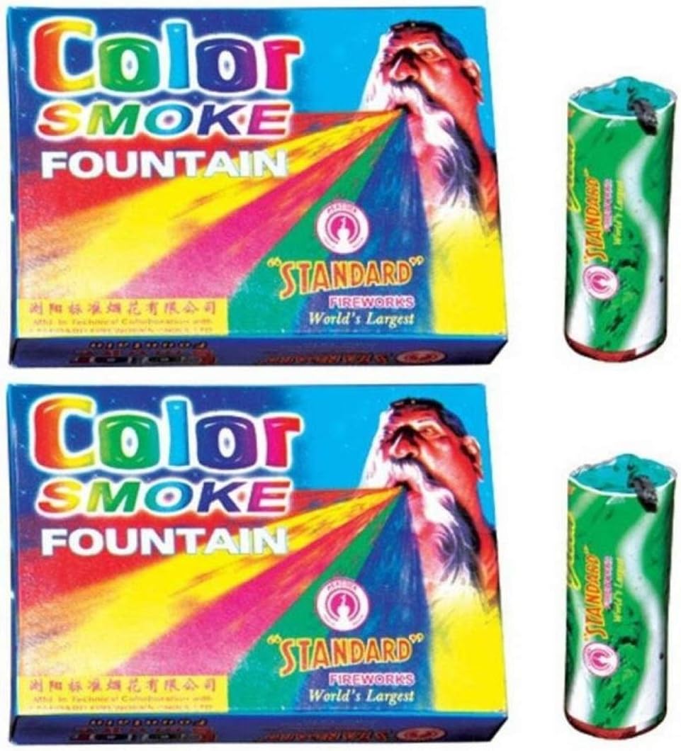 INDIGOCREATIVES Holi Herbal Color Gulal Fountain Display Pack of 10