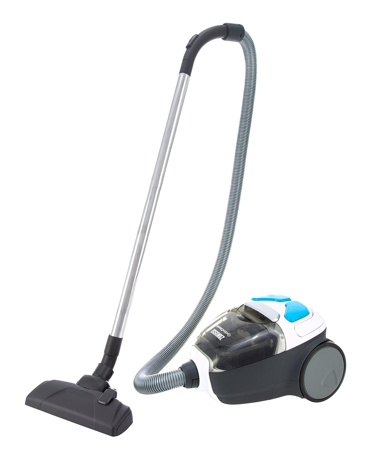Zanussi Pet Cyclone Classic Bagless Vacuum Cleaner 800W Ice White/Blue