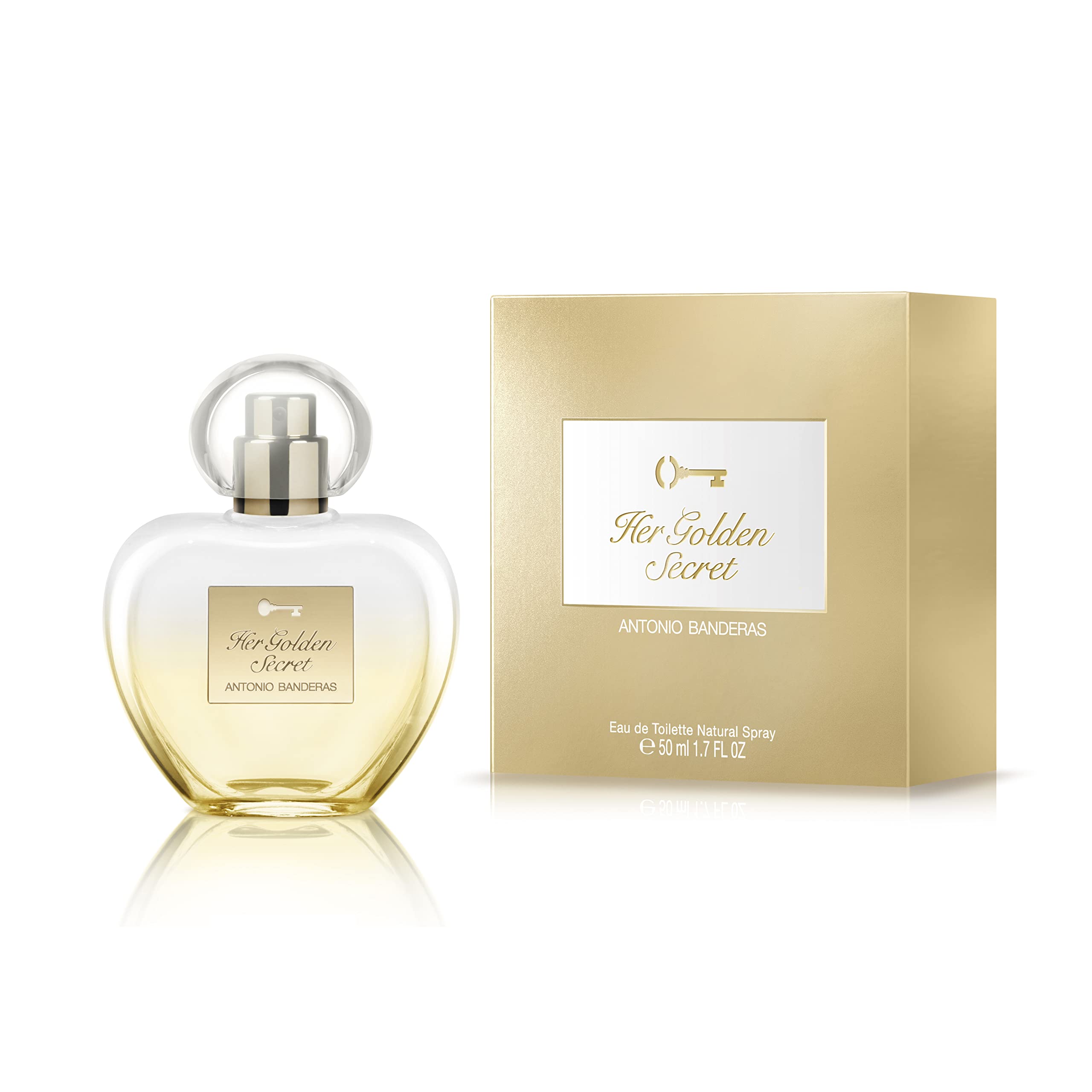 Antonio Banderas Secret Femenine (Her Golden Secret, 1.7 Fl Oz (Pack of 1))